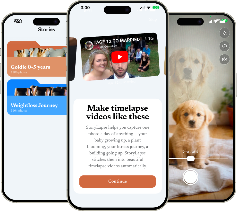 StoryLapse app preview