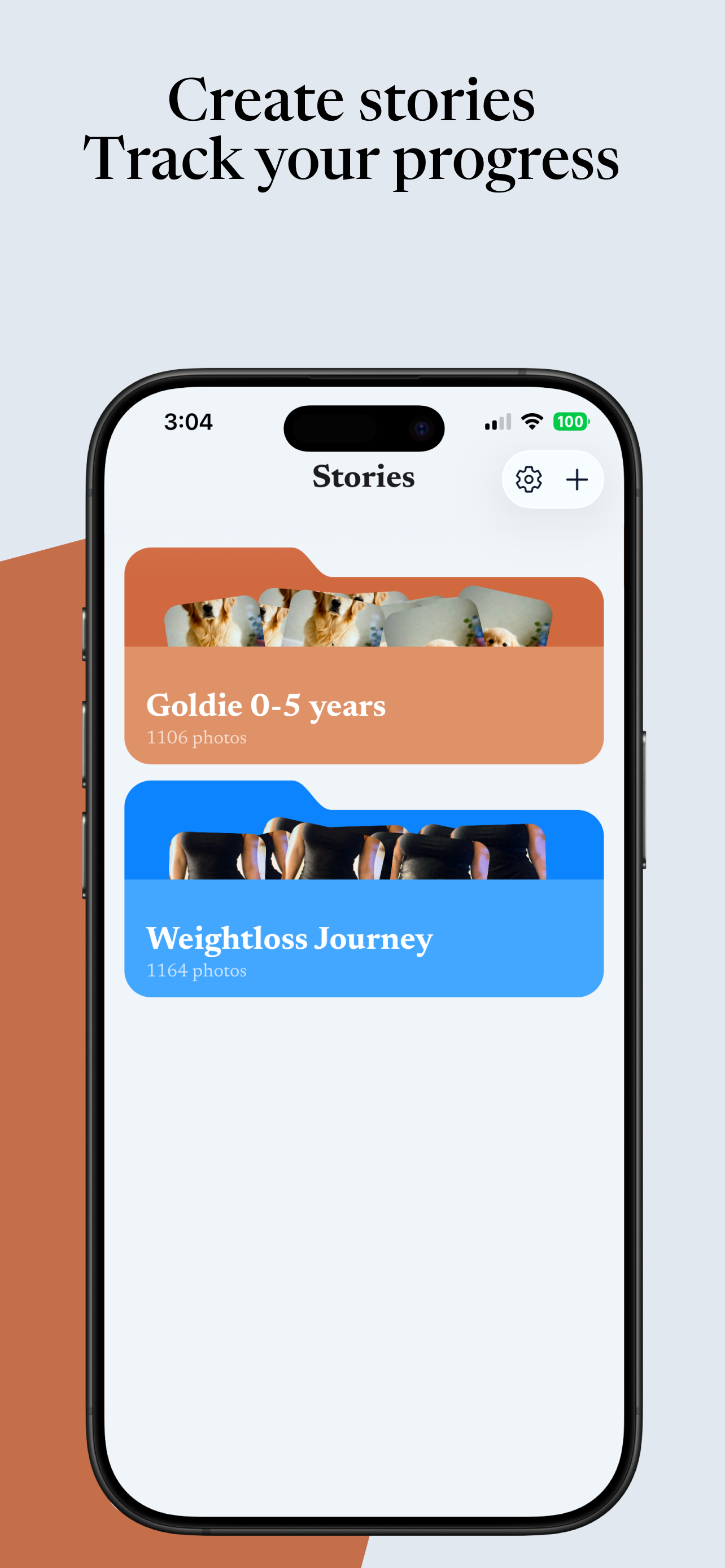Create Stories, Track Progress